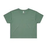 AS Colour Custom Wo's Crop Tee - 4062 (Sage)