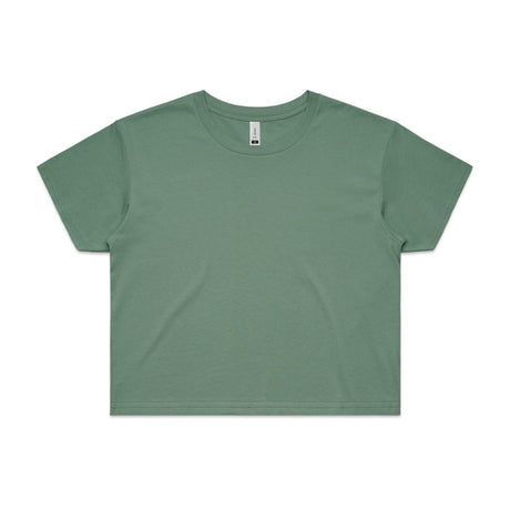 AS Colour Custom Wo's Crop Tee - 4062 (Sage)