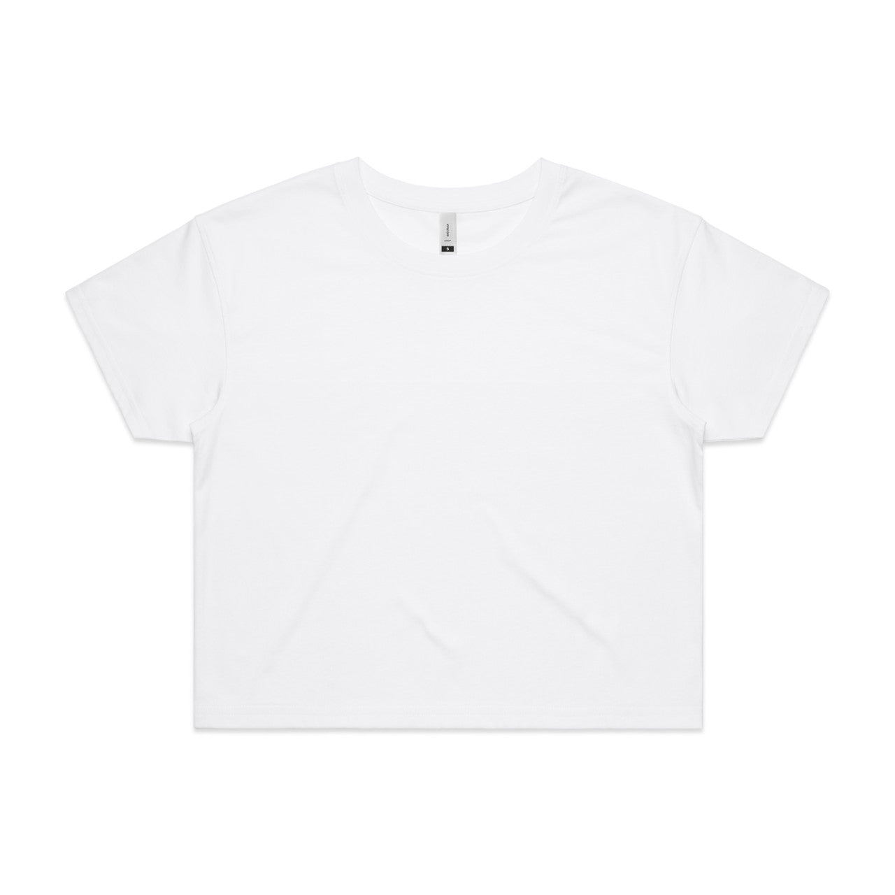 AS Colour Custom Wo's Crop Tee - 4062 (White)
