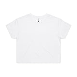 AS Colour Custom Wo's Crop Tee - 4062 (White)