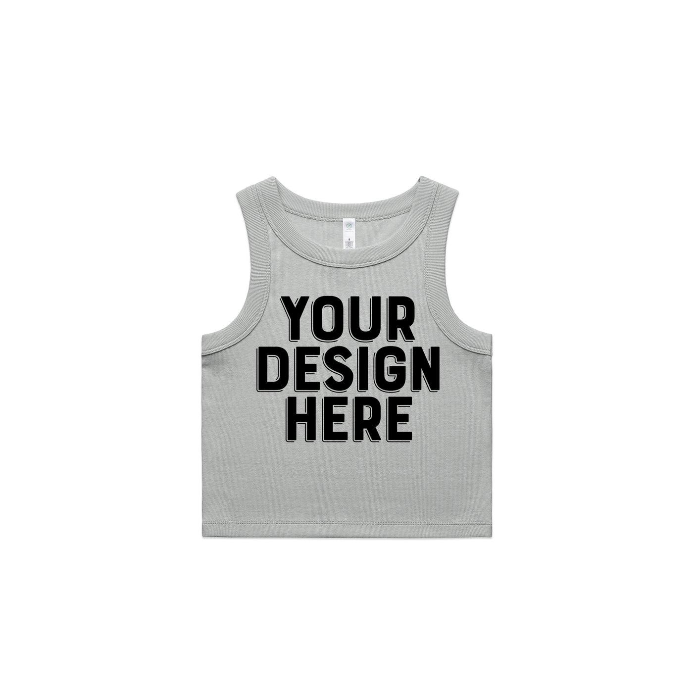 AS Colour Custom Wo's Organic Rib Crop Tank