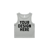 AS Colour Custom Wo's Organic Rib Crop Tank