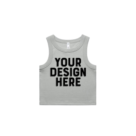 AS Colour Custom Wo's Organic Rib Crop Tank