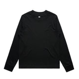 AS Colour Custom Wo's Mock L/S Tee - 4070 (Black)