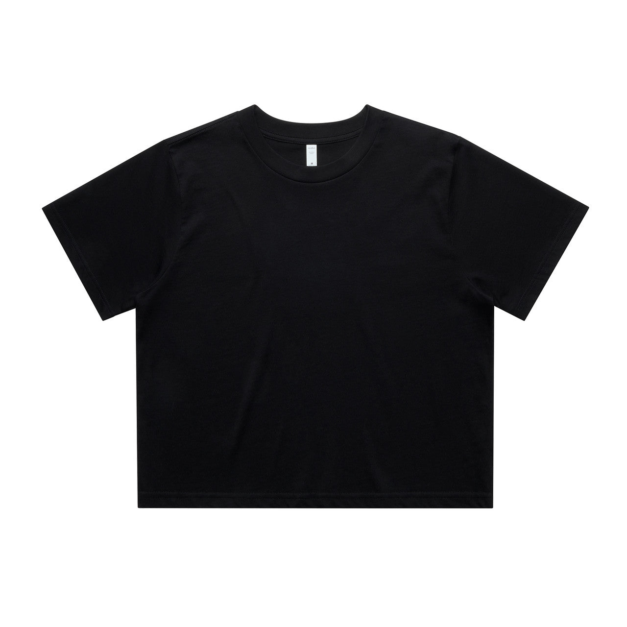 AS Colour Custom Wo's Classic Crop Tee - 4072 (Black)