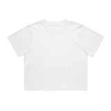 AS Colour Custom Wo's Classic Crop Tee - 4072 (White)