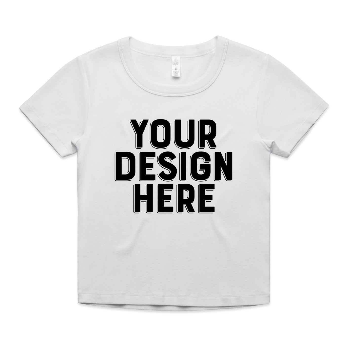 AS Colour Custom Wo's Organic Rib Baby Tee