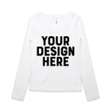 AS Colour Custom Wo's Organic Rib L/S Tee