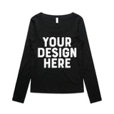 AS Colour Custom Wo's Organic Rib L/S Tee