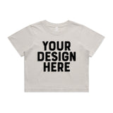 AS Colour Custom Wo's Heavy Faded Crop Tee
