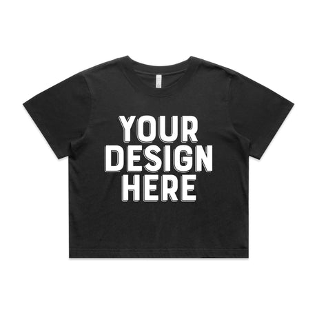 AS Colour Custom Wo's Heavy Faded Crop Tee