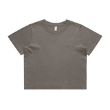 AS Colour Custom Wo's Heavy Faded Crop Tee - 4089 (Faded Grey)