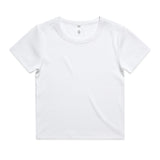 AS Colour Custom Wo's Organic Rib Tee - 4092G (White)