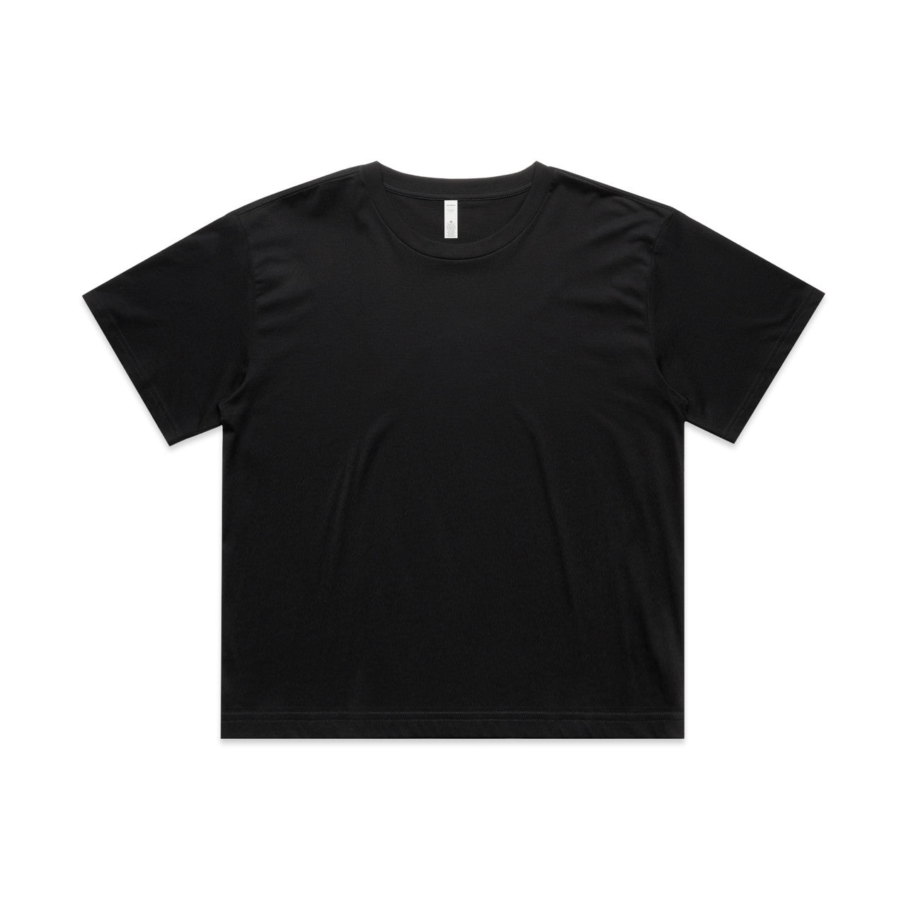 AS Colour Custom Wo's Martina Crop Tee - 4093 (Black)
