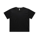 AS Colour Custom Wo's Martina Crop Tee - 4093 (Black)