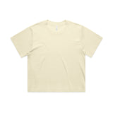 AS Colour Custom Wo's Martina Crop Tee - 4093 (Butter)