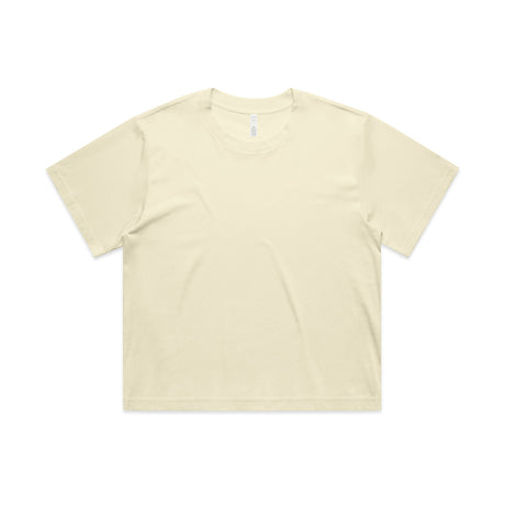 AS Colour Custom Wo's Martina Crop Tee - 4093 (Butter)