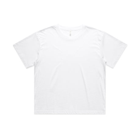 AS Colour Custom Wo's Martina Crop Tee - 4093 (White)