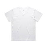 AS Colour Custom Wo's Martina V Neck Tee - 4095 (White)