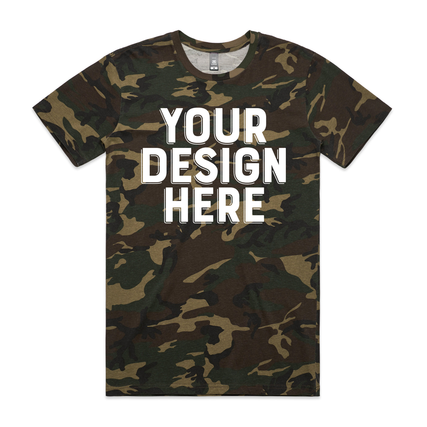 AS Colour Custom Staple Camo Tee
