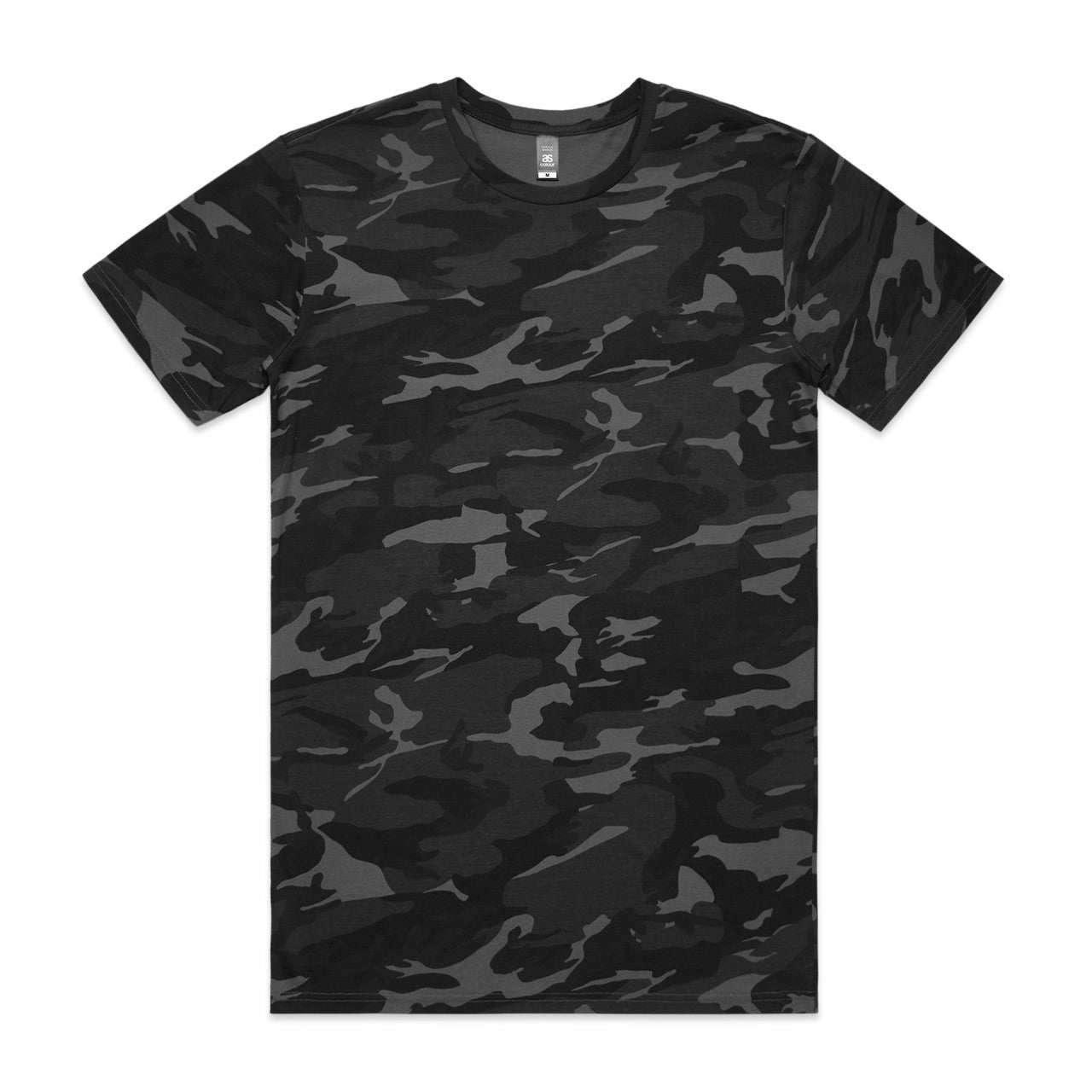 AS Colour Custom Staple Camo Tee - 5001C (Black Camo)