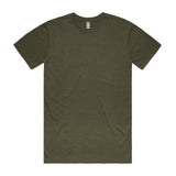 AS Colour Custom Staple Marle Tee - 5001M (Army Marle)