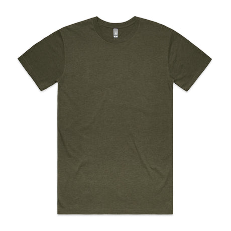 AS Colour Custom Staple Marle Tee - 5001M (Army Marle)