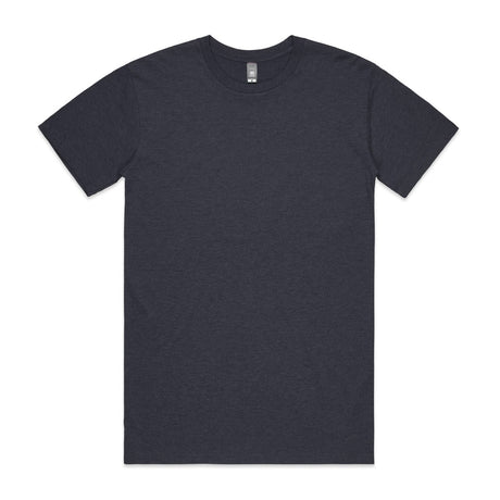 AS Colour Custom Staple Marle Tee - 5001M (Navy Marle)