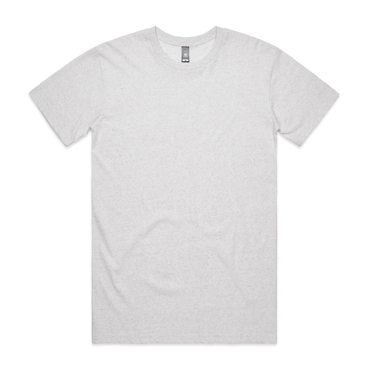 AS Colour Custom Staple Marle Tee - 5001M (White Marle)