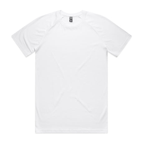 AS Colour Custom Staple Raglan Tee - 5001R (White)