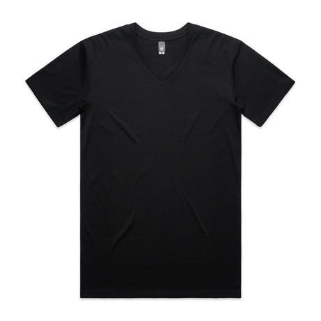 AS Colour Custom Staple V Neck Tee - 5001V (Black)