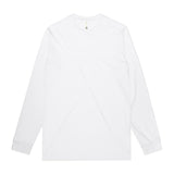 AS Colour Custom Staple Organic L/S Tee - 5020G (White)