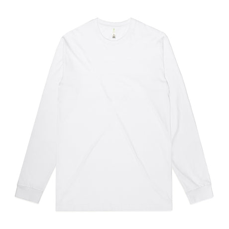 AS Colour Custom Staple Organic L/S Tee - 5020G (White)