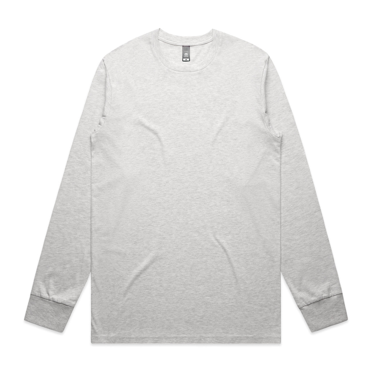 AS Colour Custom Staple L/S Tee - 5020 (Ash Heather)