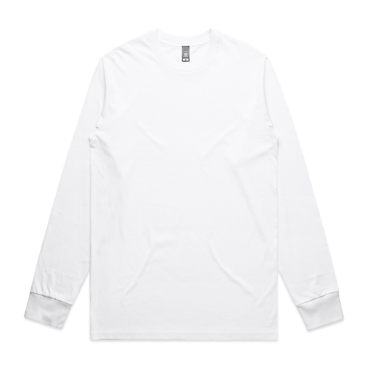 AS Colour Custom Staple L/S Tee - 5020 (White)