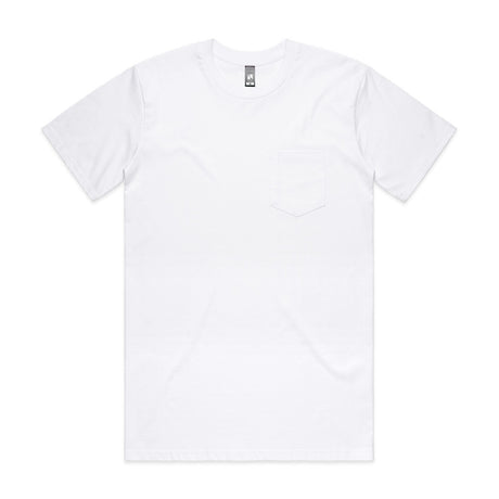 AS Colour Custom Classic Pocket Tee - 5027 (White)