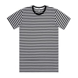 AS Colour Custom Staple Stripe Tee - 5028 (Black/White)