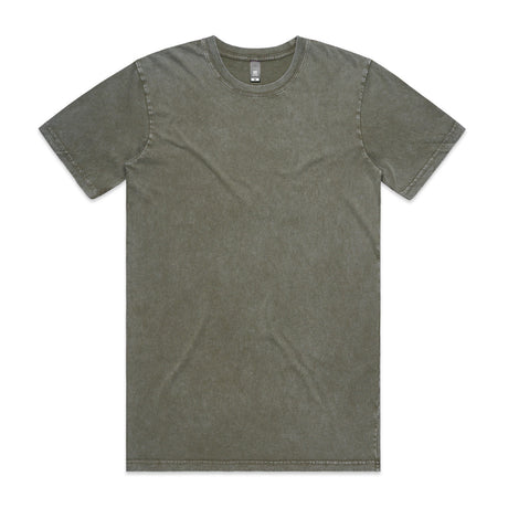 AS Colour Custom Staple Stone Wash Tee - 5040 (Moss Stone)