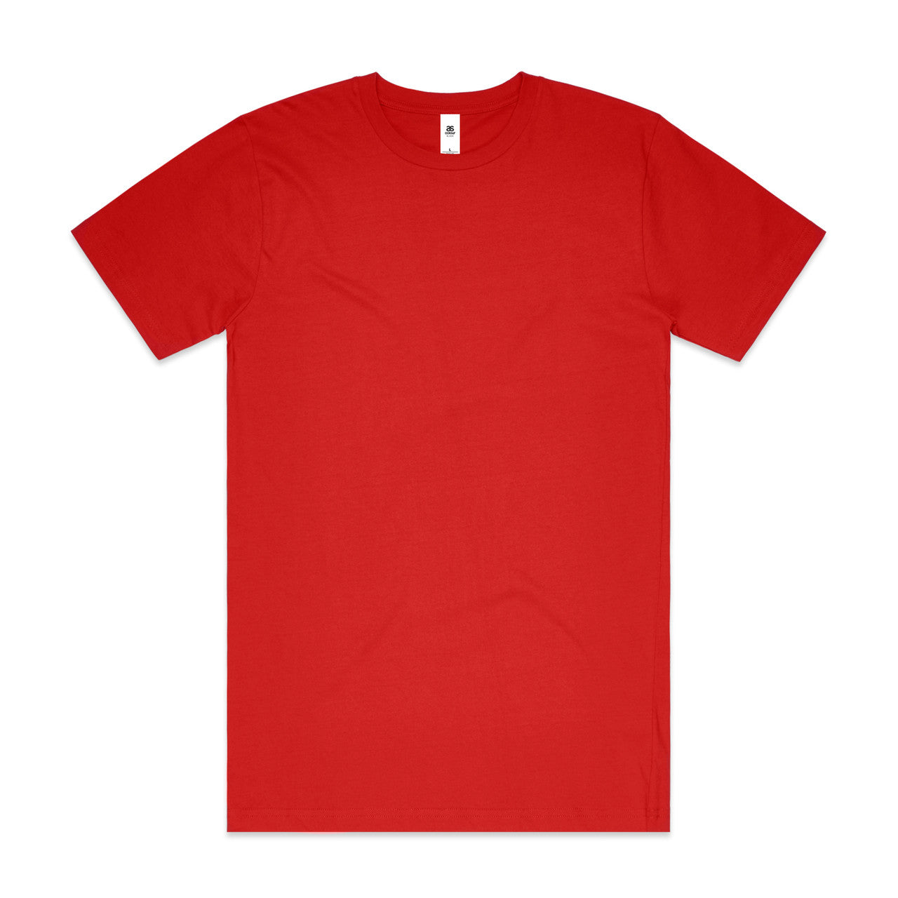 AS Colour Custom Block Tubular Tee - 5050T (Red)
