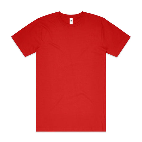 AS Colour Custom Block Tubular Tee - 5050T (Red)