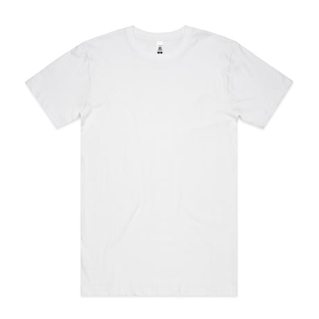 AS Colour Custom Block Tubular Tee - 5050T (White)