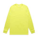 AS Colour Custom Block Safety L/S Tee - 5054F (Safety Yellow)