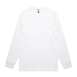 AS Colour Custom Classic Pocket L/S Tee - 5072 (White)