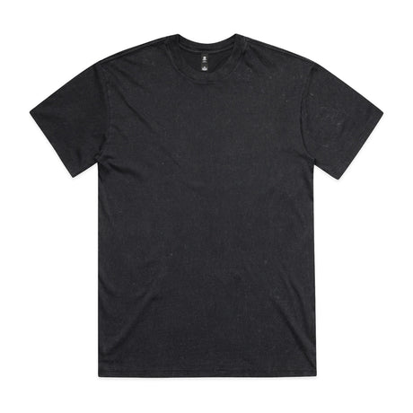 AS Colour Custom Stone Wash Heavy Tee - 5085 (Black Stone)