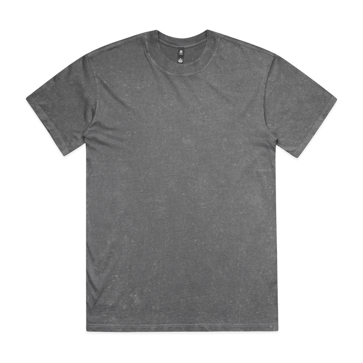 AS Colour Custom Stone Wash Heavy Tee - 5085 (Coal Stone)