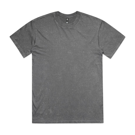 AS Colour Custom Stone Wash Heavy Tee - 5085 (Coal Stone)